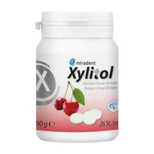 Miradent Xylitol lozenges with xylitol, cherry flavour